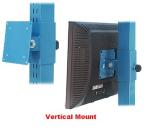 Single Tilt Vertical Monitor Mount