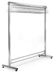 Freestanding Gowning Rack with Single Hanger Bar