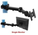 Dual Tilt Single Monitor Vertical Monitor Mount