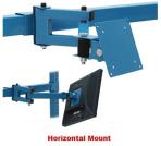 Dual Tilt Horizontal Monitor Mount