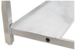 Bottom Shelf - Stainless Steel