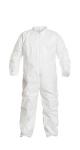 IsoClean Coverall Mandarin CollarIC181S_WH_01