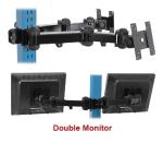 Dual Tilt Dual Monitor Vertical Monitor Mount